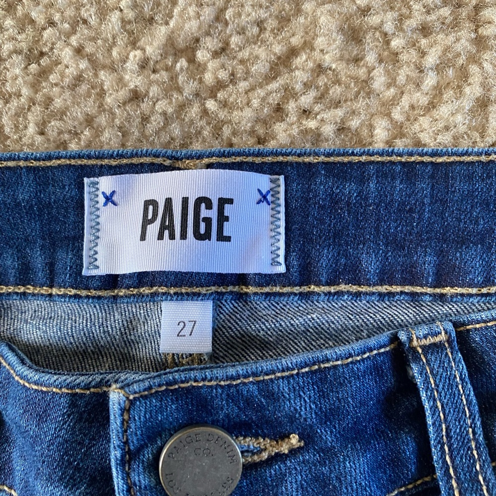 Paige Daryn Denim Raw Hem Jean Short - Picture 2 of 3